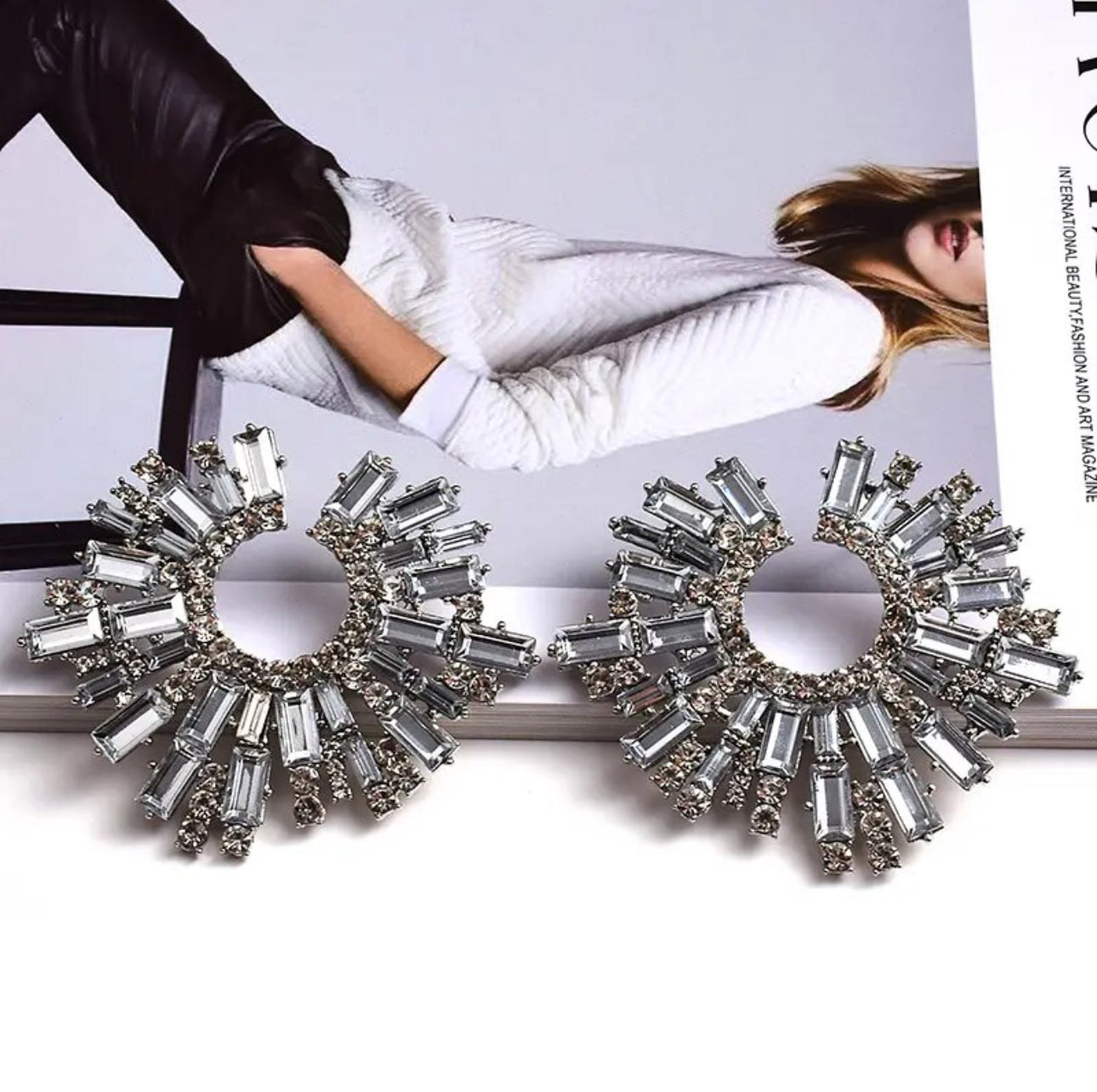 Crystal Statement Earrings